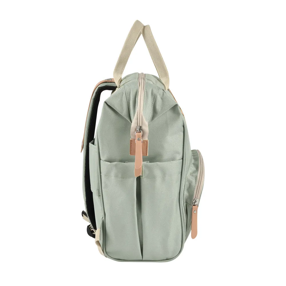 Beaba Wellington Nappy Bag Backpack - Sage Green