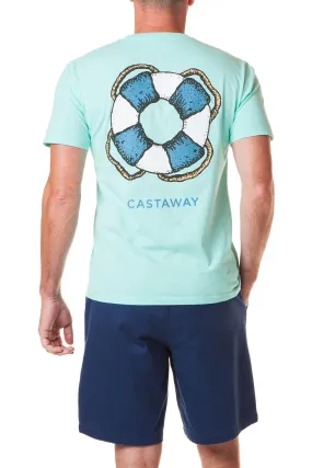 Beach Tee Mint Castaway