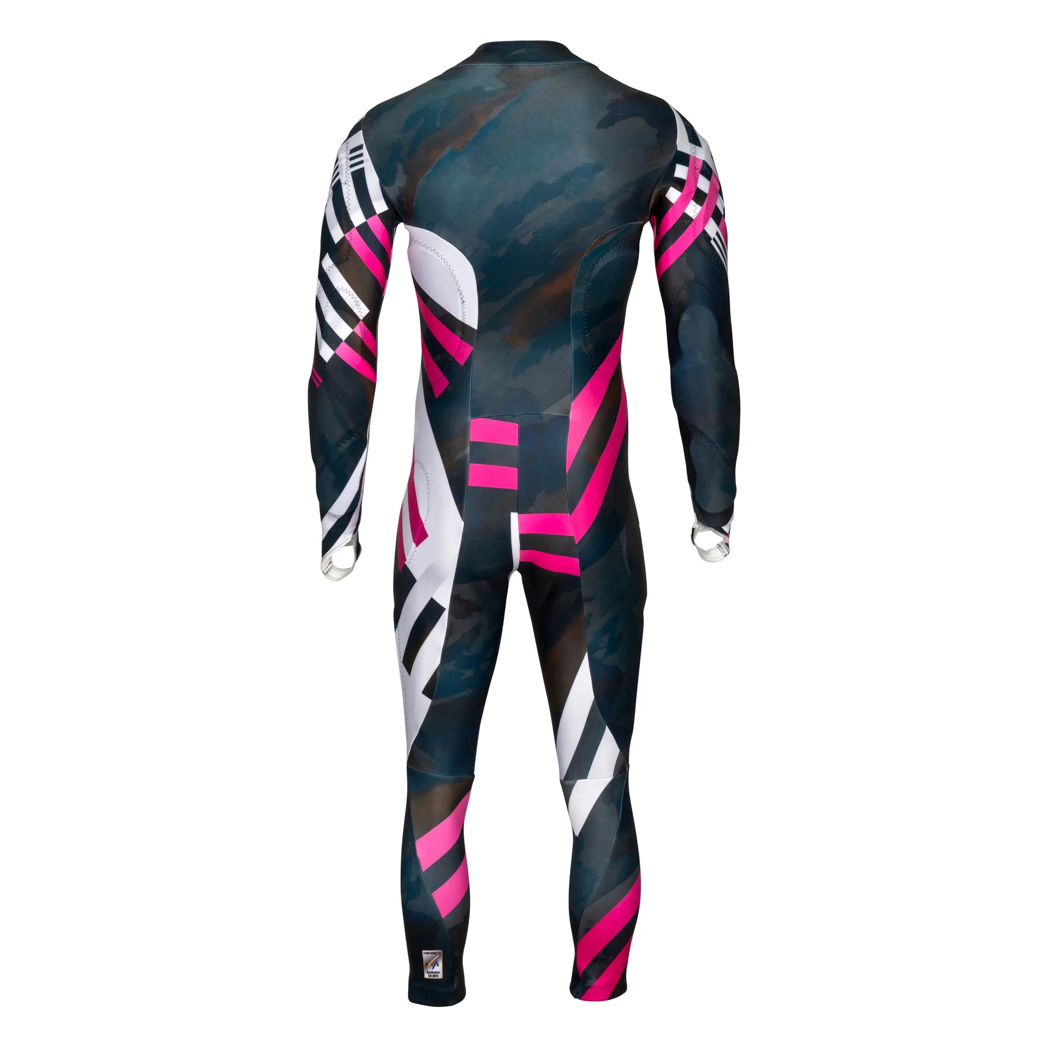 Berit Adult Race Suit - Black/Pink