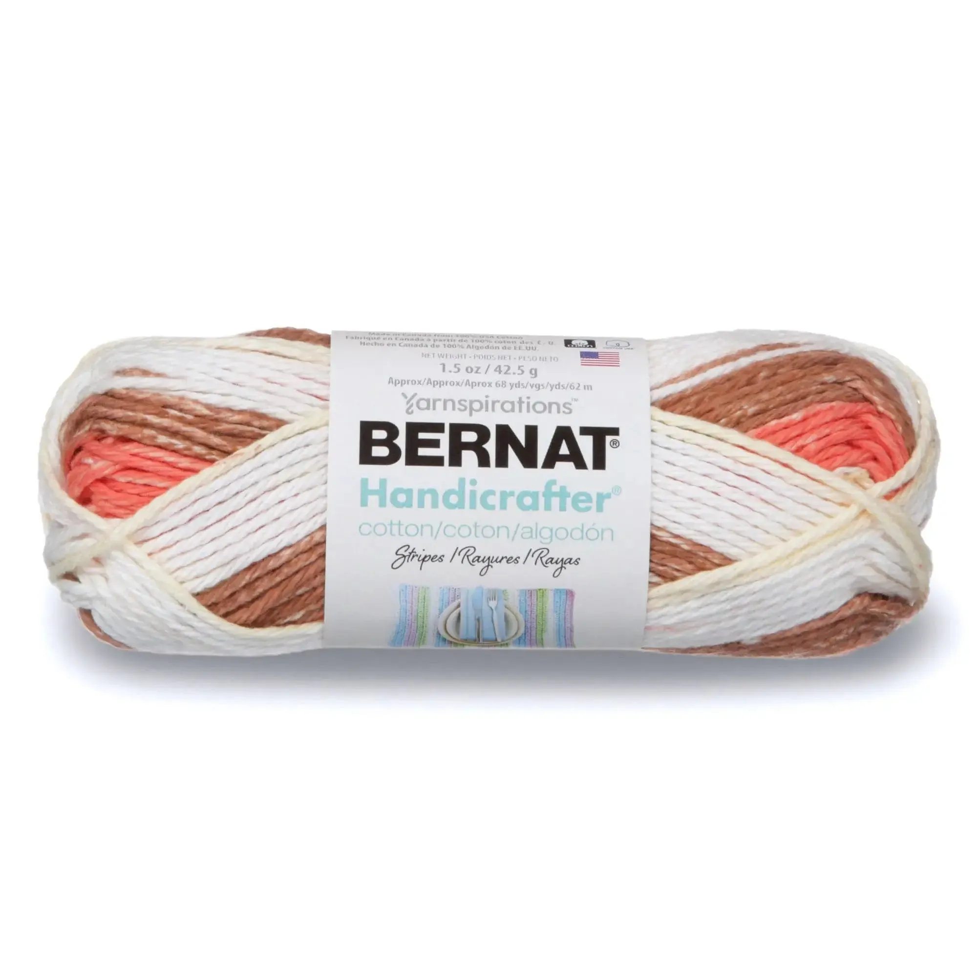 Bernat Handicrafter Cotton Small Ball Yarn