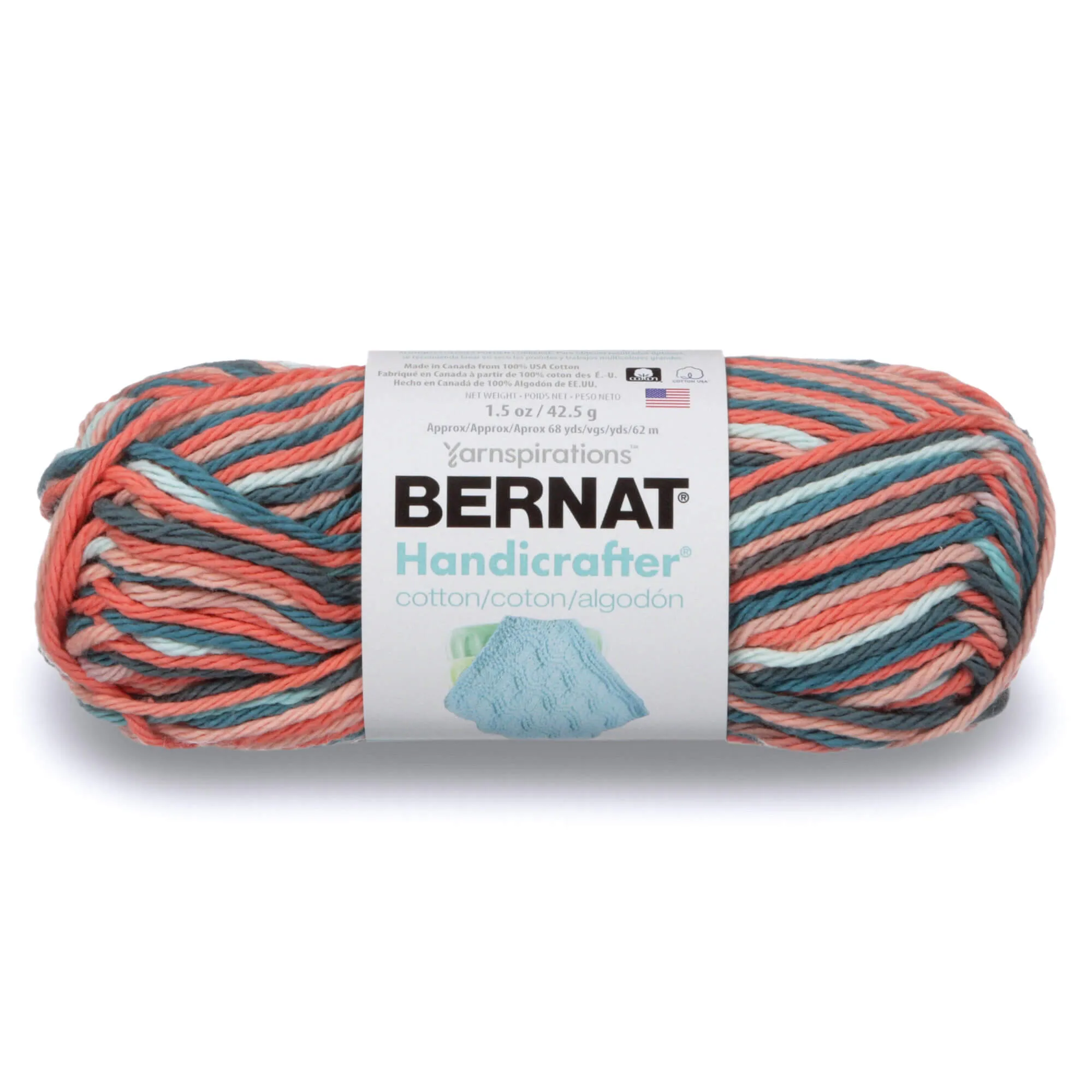 Bernat Handicrafter Cotton Small Ball Yarn