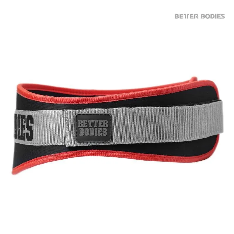 Better Bodies Basic Gym Belt - Black-Red