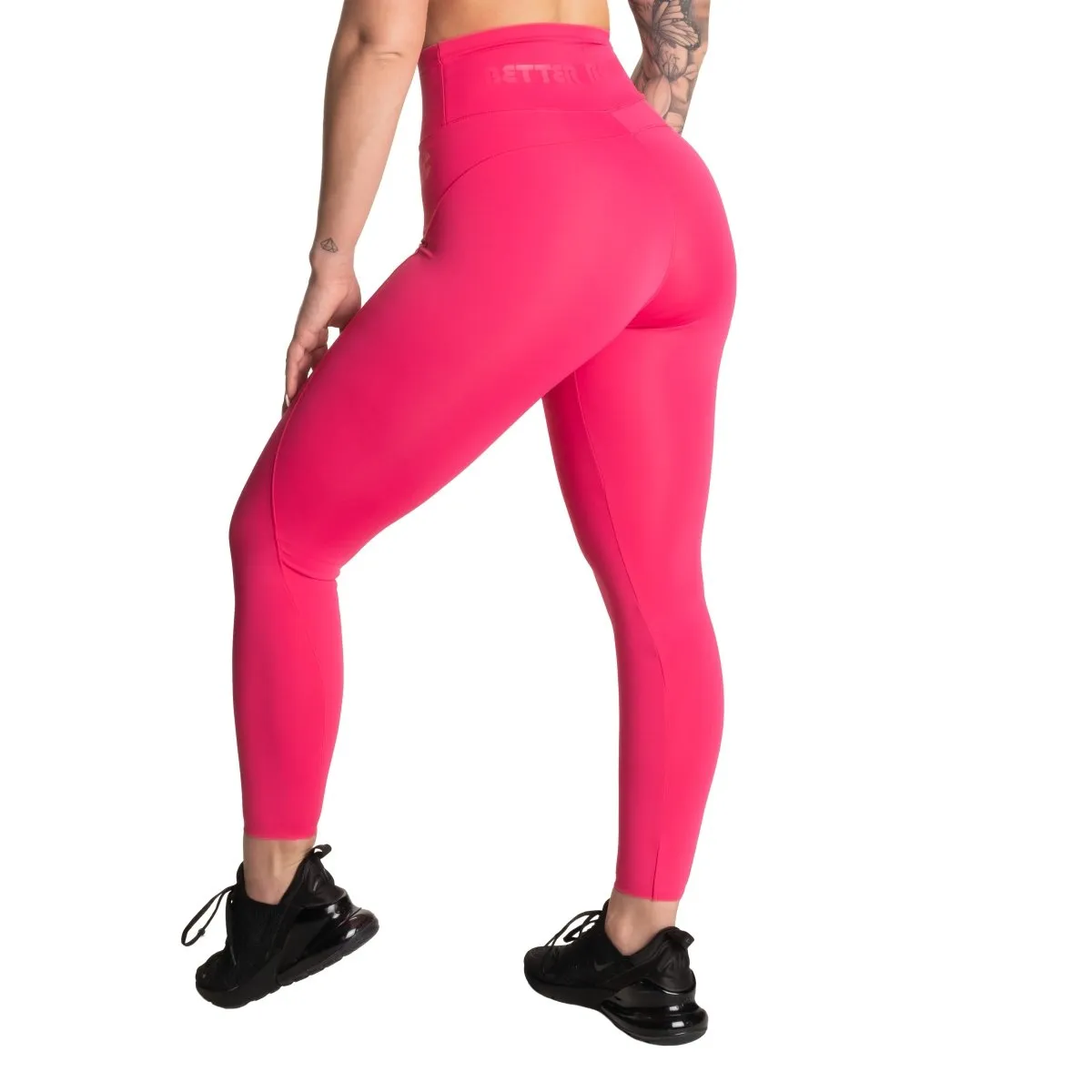 Better Bodies High Waist Leggings - Hot Pink