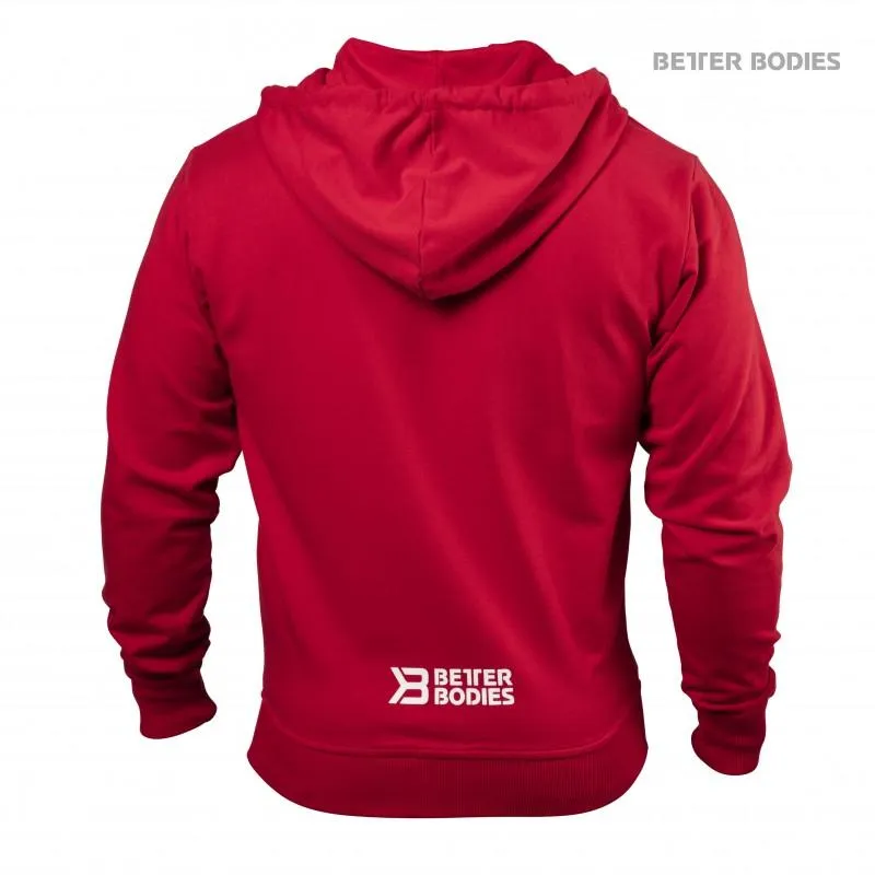 Better Bodies Jersey Hoodie - Bright Red