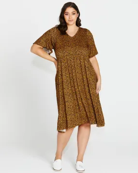 Betty Basics Donna Dress Wild Print