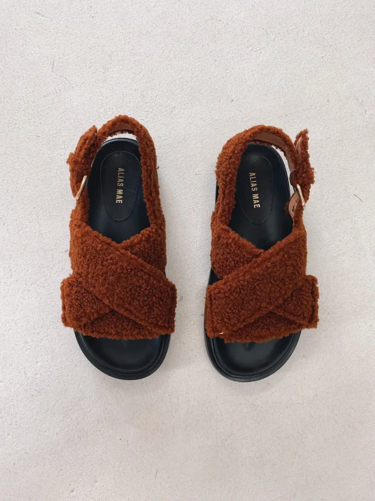 Birdie Shearling Rust