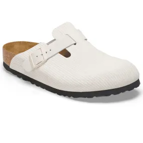 Birkenstock Boston Corduroy Antique White 1025252