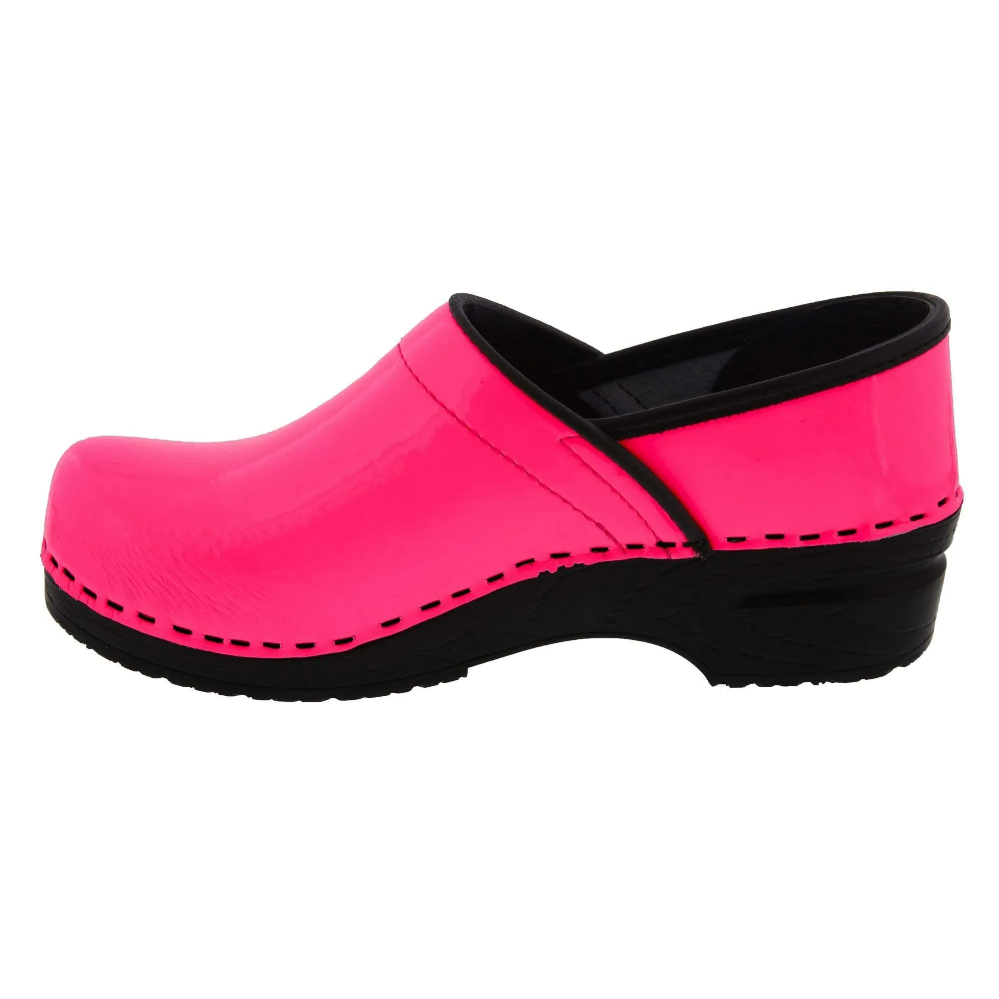 BJORK PRO ELSA Neon Pink (Ltd. Edition) Patent Leather Clogs