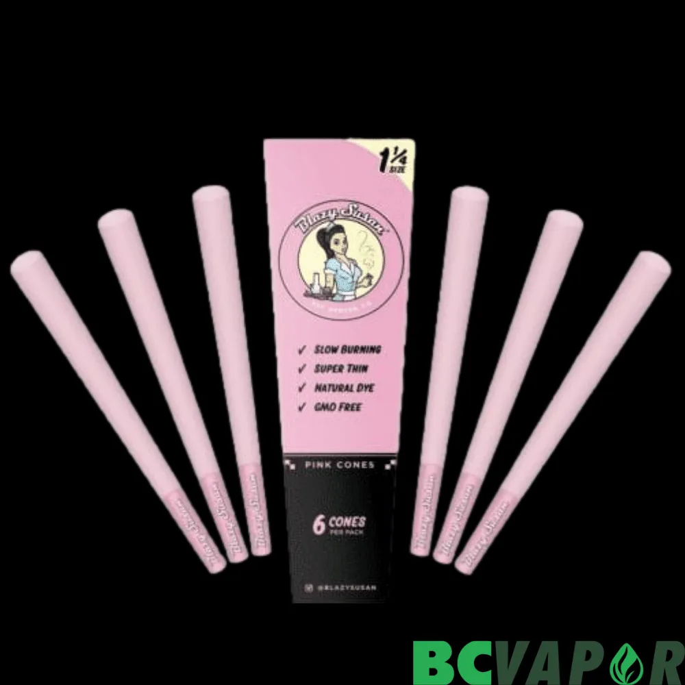 Blazy Susan 1 1/4 Pink Cones