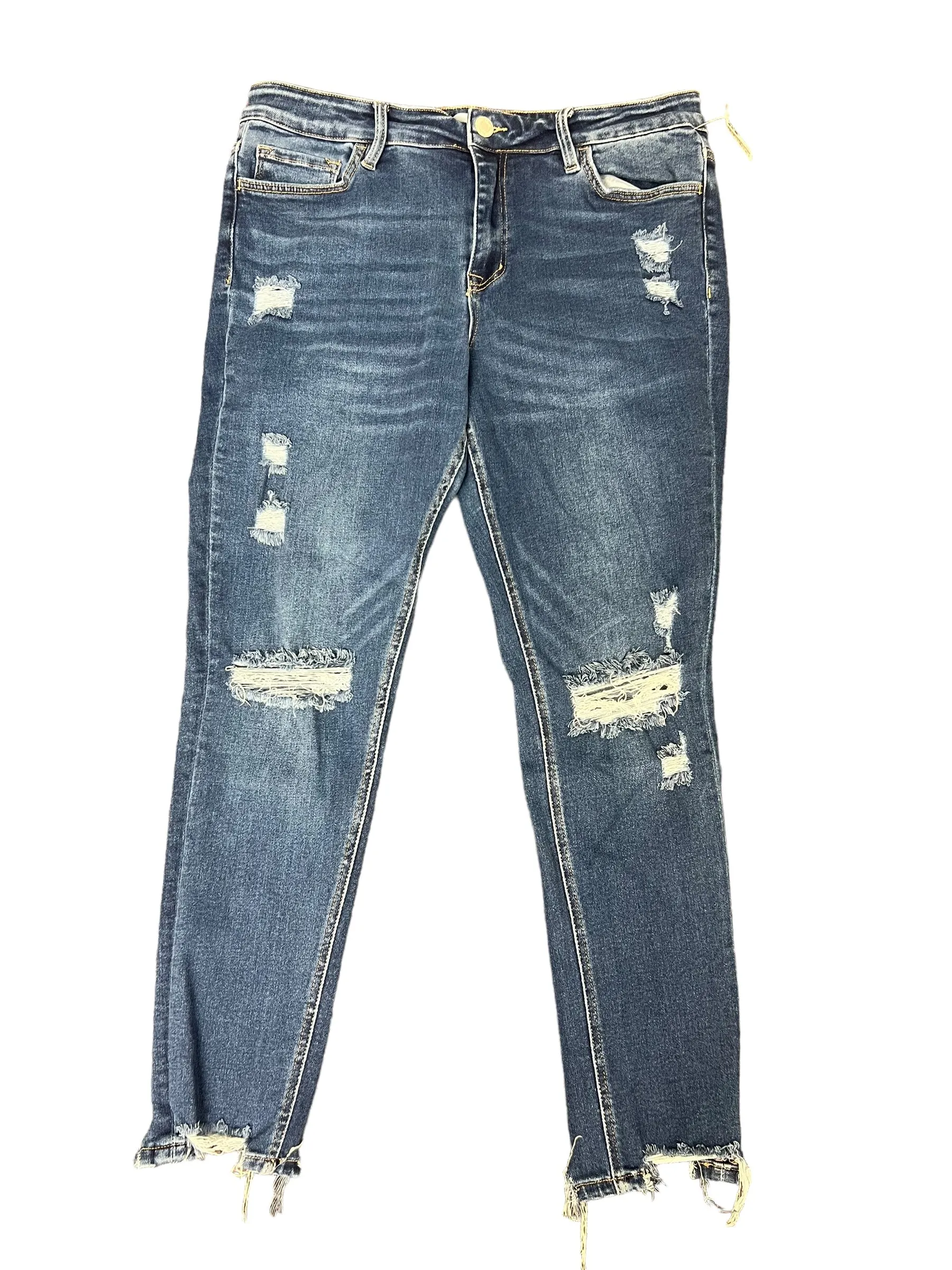 Blue Denim Jeans Skinny Vervet, Size 16