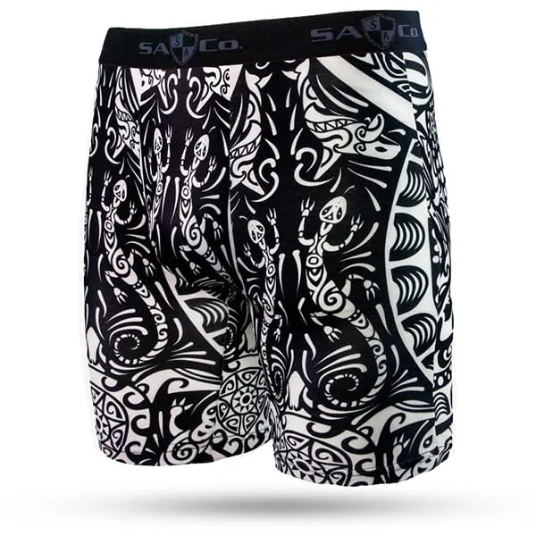 Boxer Briefs | Polynesian Tribal | B&W