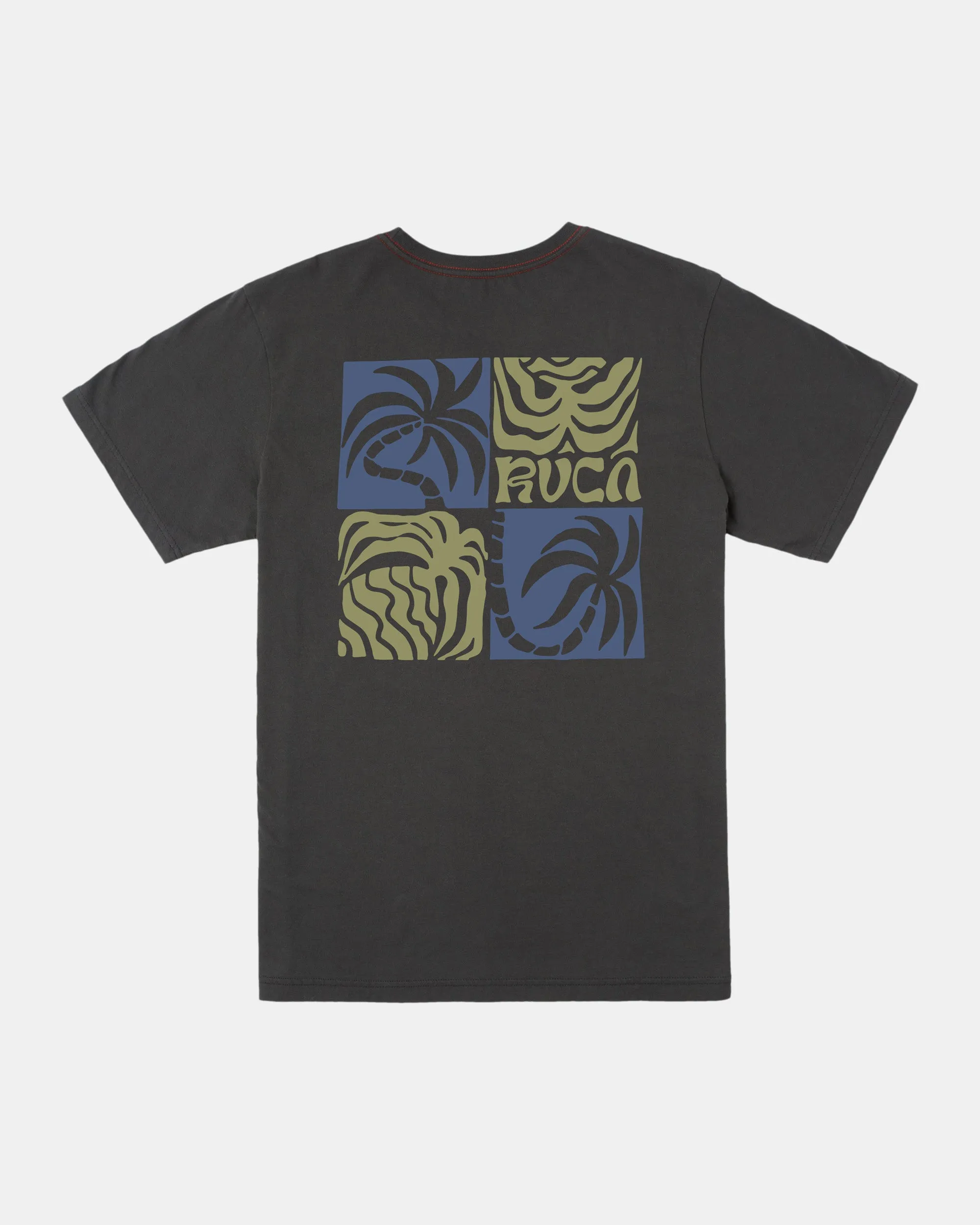 Boys Fronds T-Shirt - Pirate Black