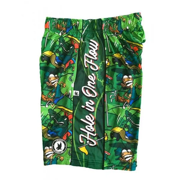 Boys Golfing Gator Attack Short