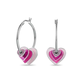 Broken Heart Hoop Earring