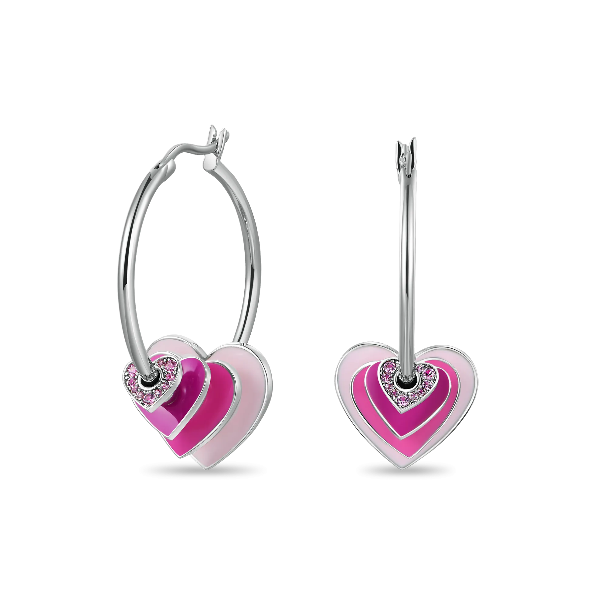 Broken Heart Hoop Earring