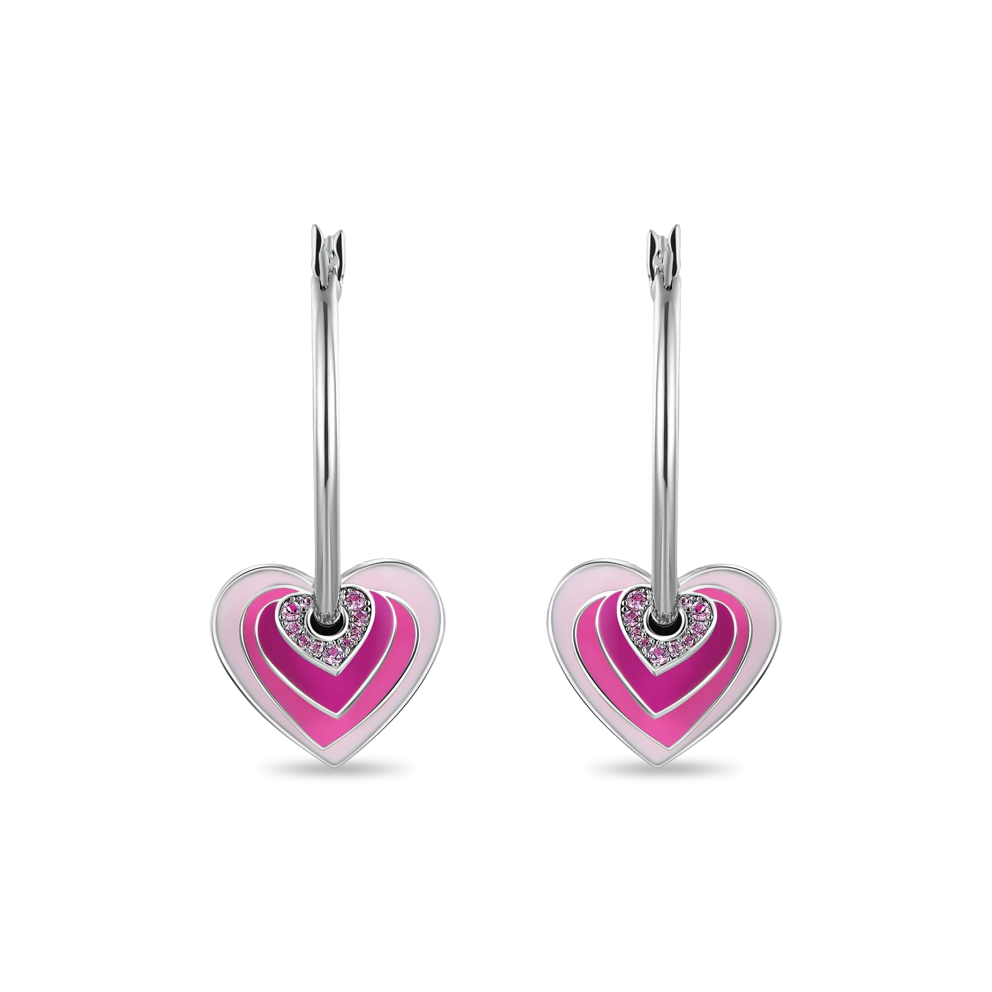 Broken Heart Hoop Earring