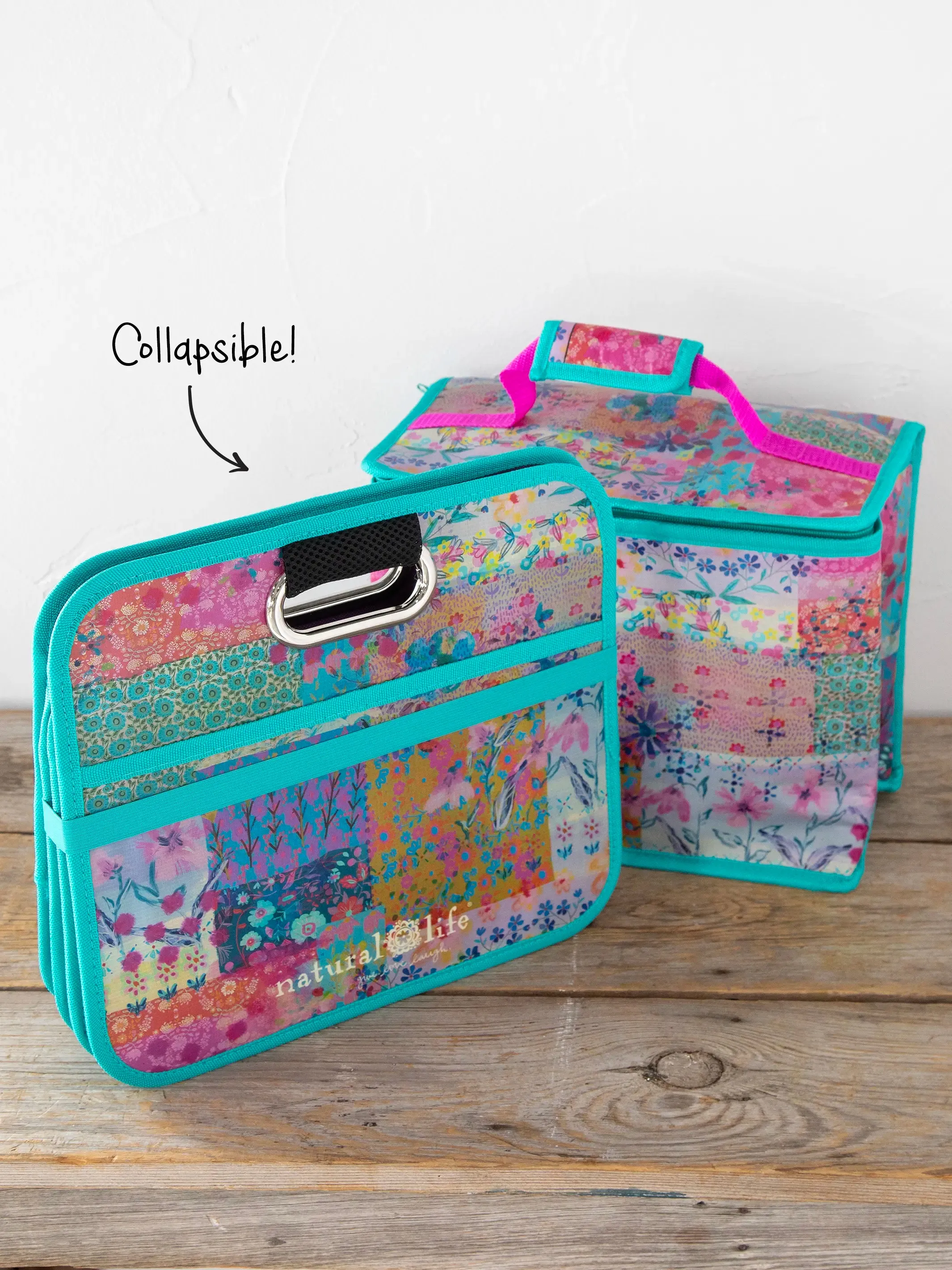 Car Trunk Organizer - Watercolor Patchwork