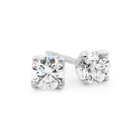 Cardinal Point Diamond Stud Earrings