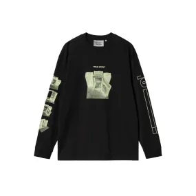 Carhartt WIP x Tresor True Spirit L/S T-Shirt (Black/Glow Green)