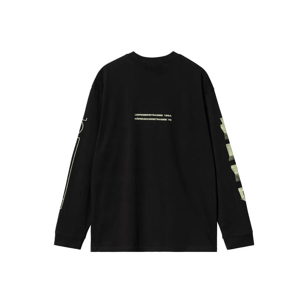 Carhartt WIP x Tresor True Spirit L/S T-Shirt (Black/Glow Green)