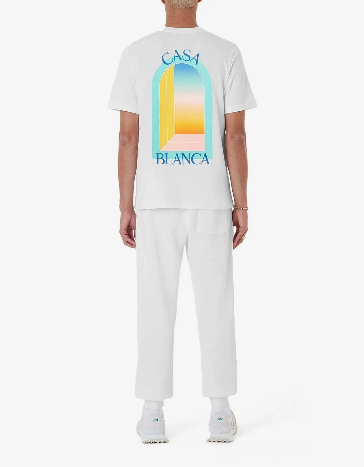 Casablanca White L'Arc Coloré T-Shirt