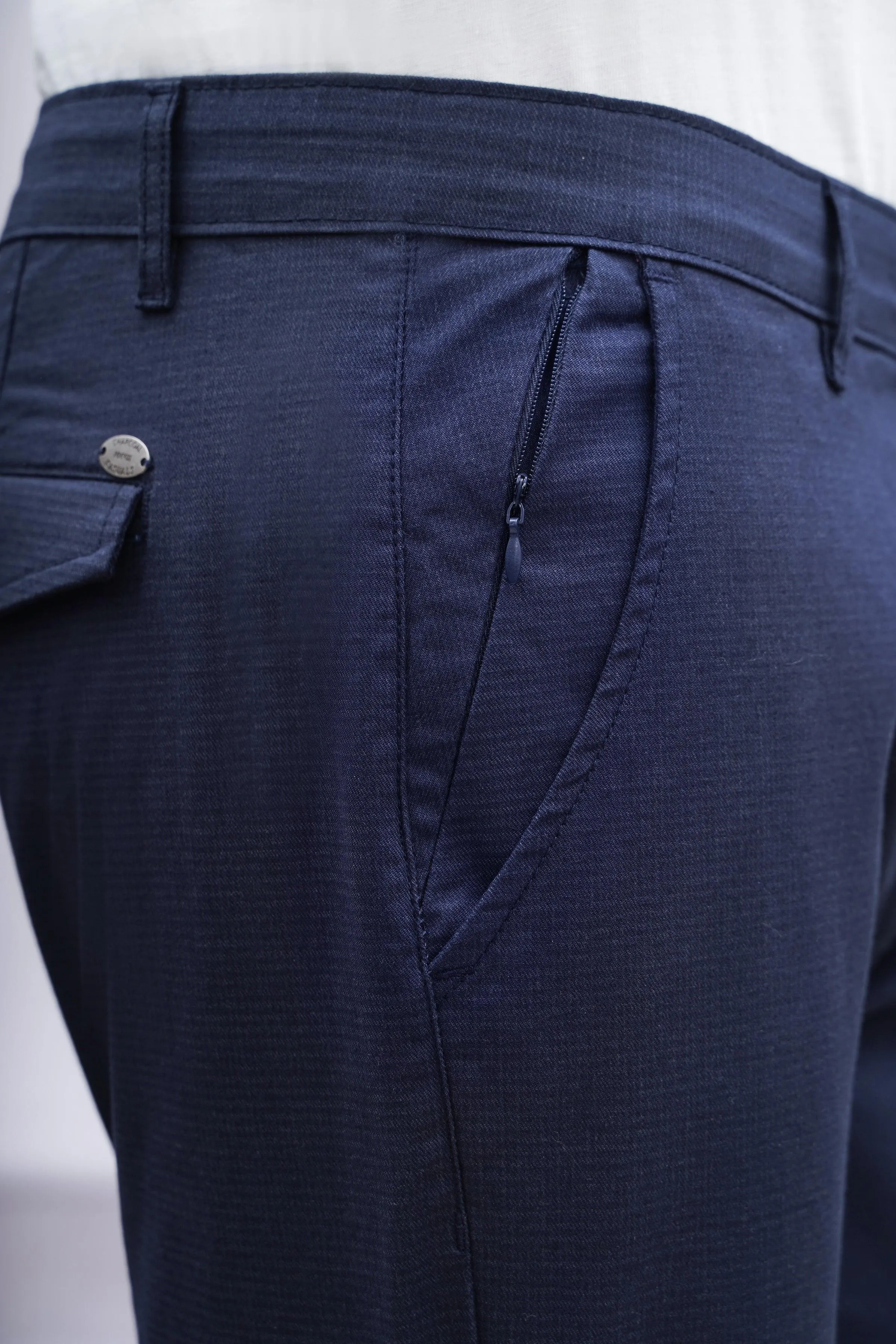 CASUAL PANT CROSS POCKET CHARCOAL