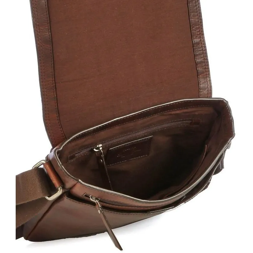 Cellini Woodbridge Large Crossover Sling Bag | Brown