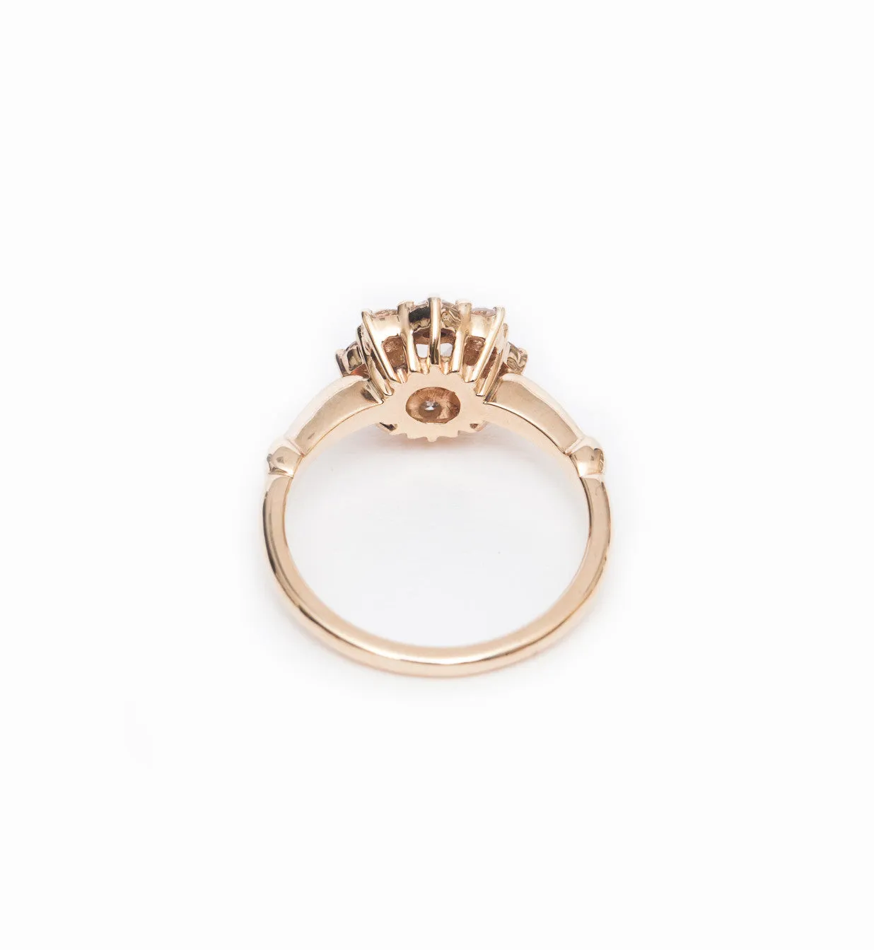 Champagne Diamond Petite Celestine Ring