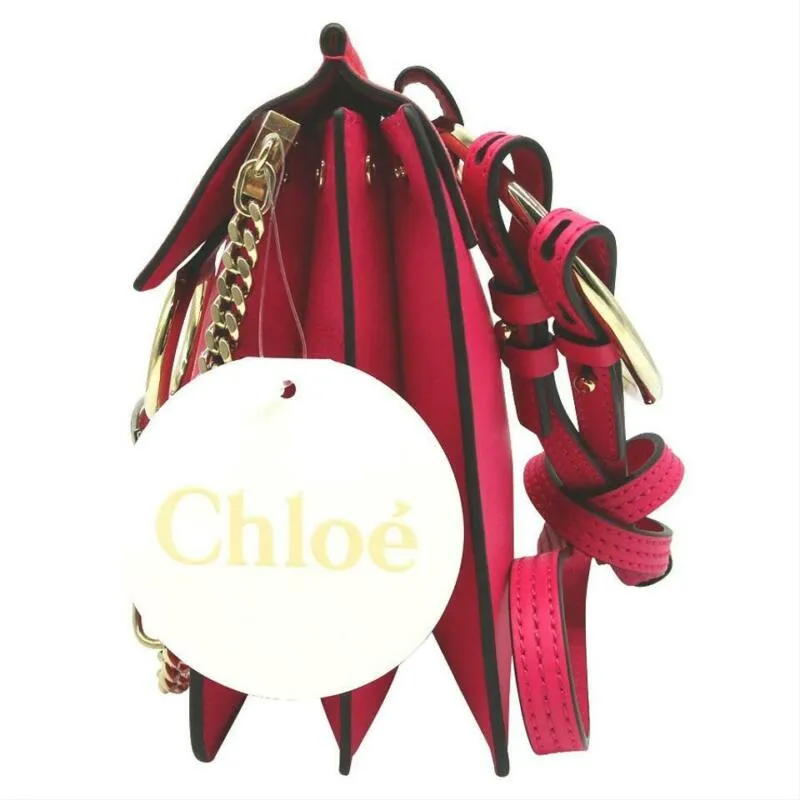 Chloé Faye Small Bracelet Pink Leather Cross Body Bag