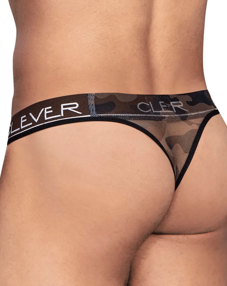 Clever 0919 Nation Star Thongs Brown