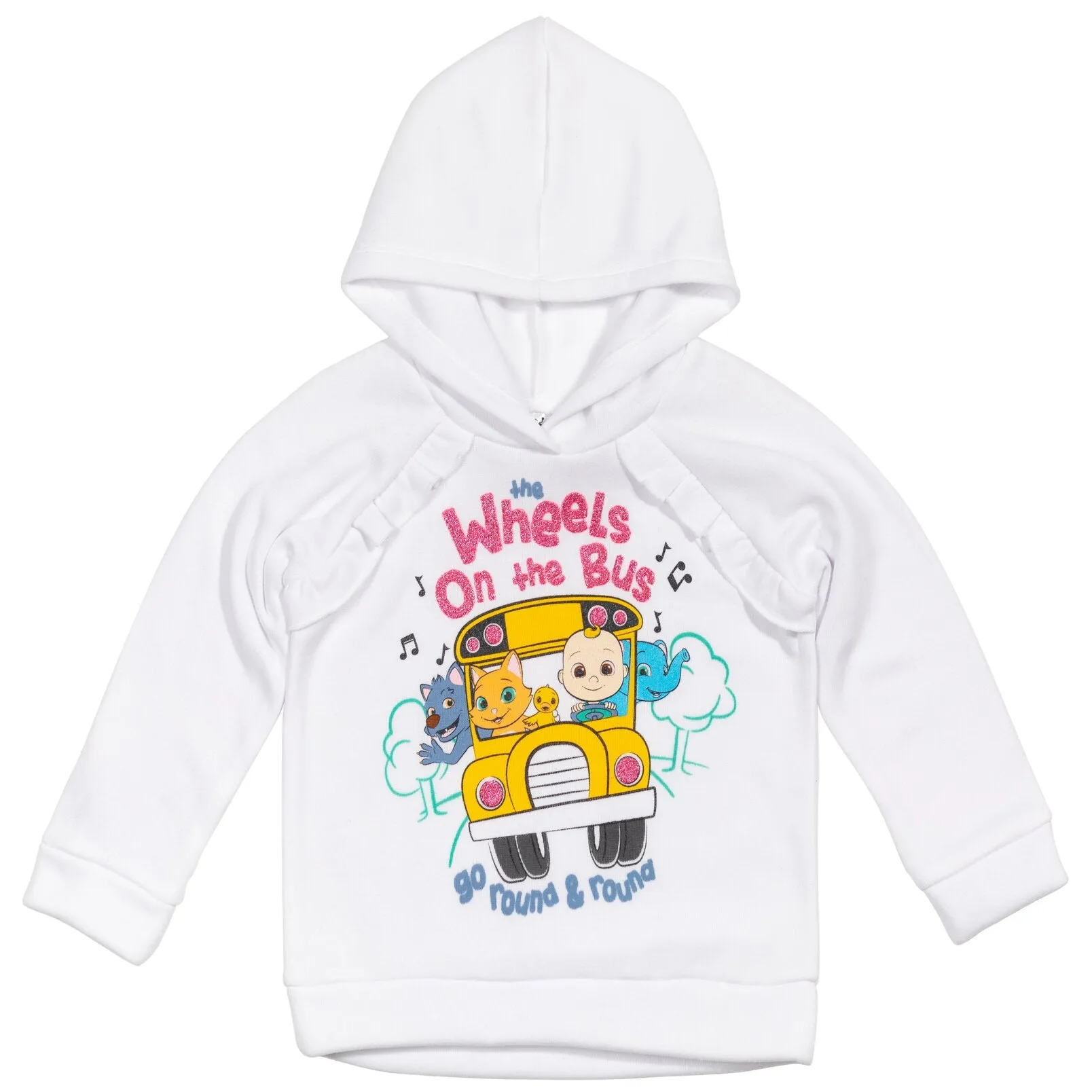 CoComelon JJ Fleece Pullover Hoodie and Pants Outfit Set