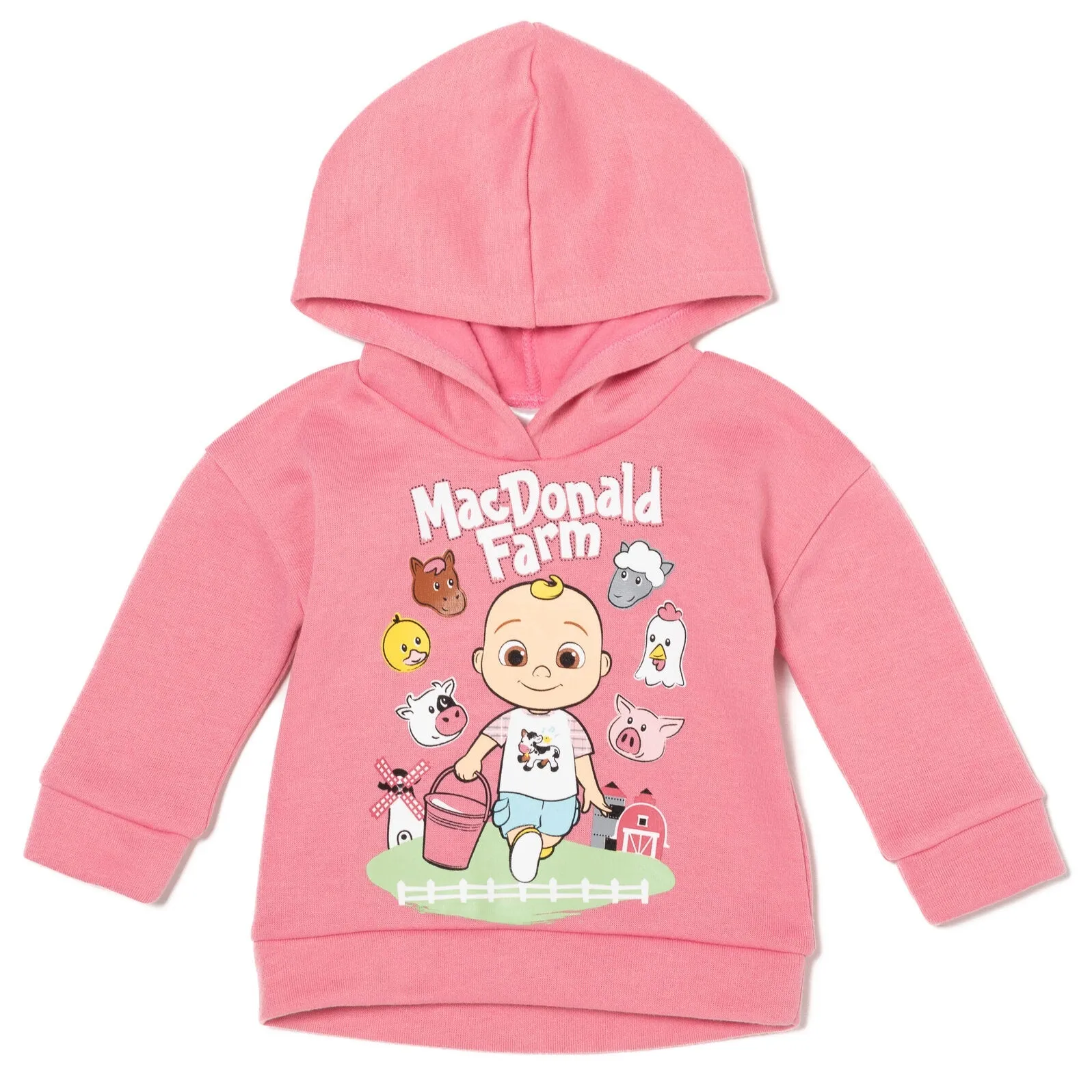 CoComelon JJ Fleece Pullover Hoodie and Pants Outfit Set