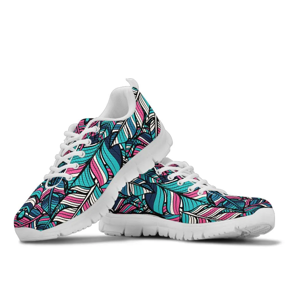 Colorful Feathers Running Shoes