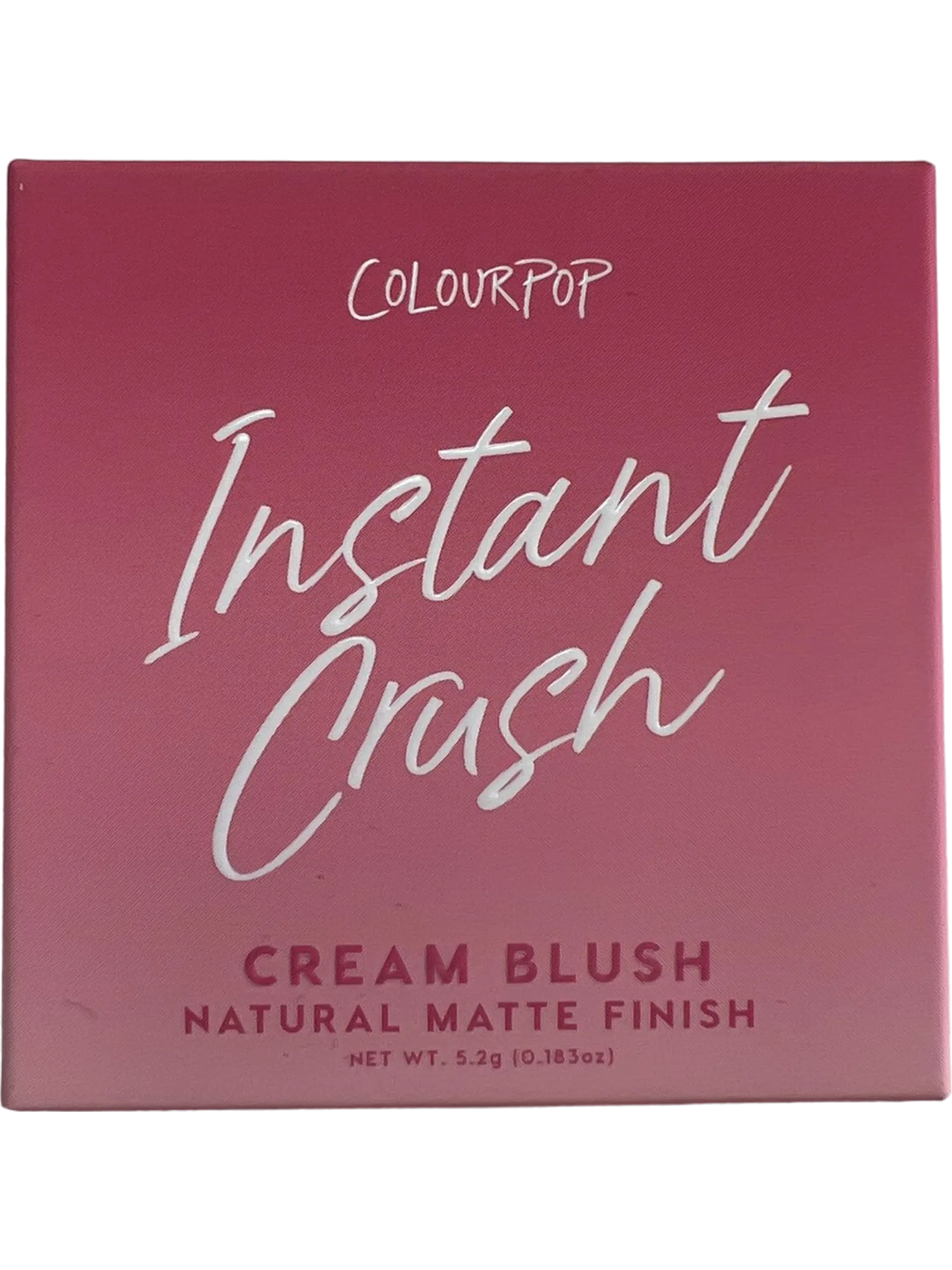 ColourPop Pink Cream Blush Natural Matte Finish Cherry Blossom