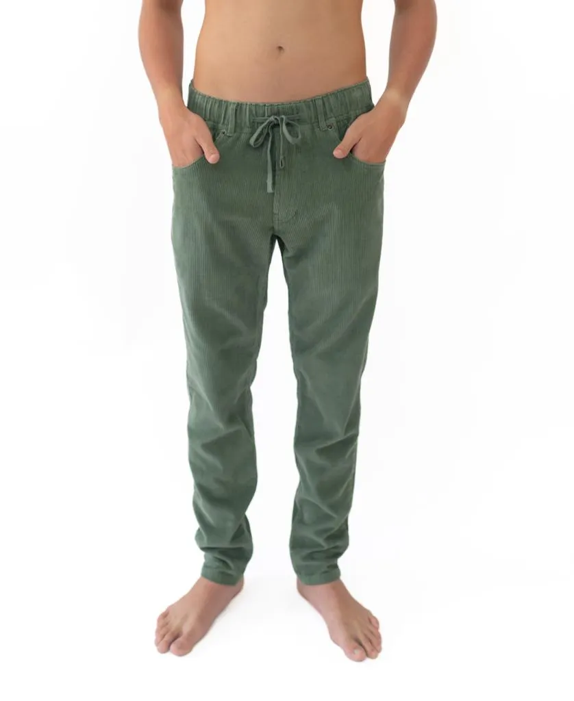 Cord Jogger Pant | Khaki