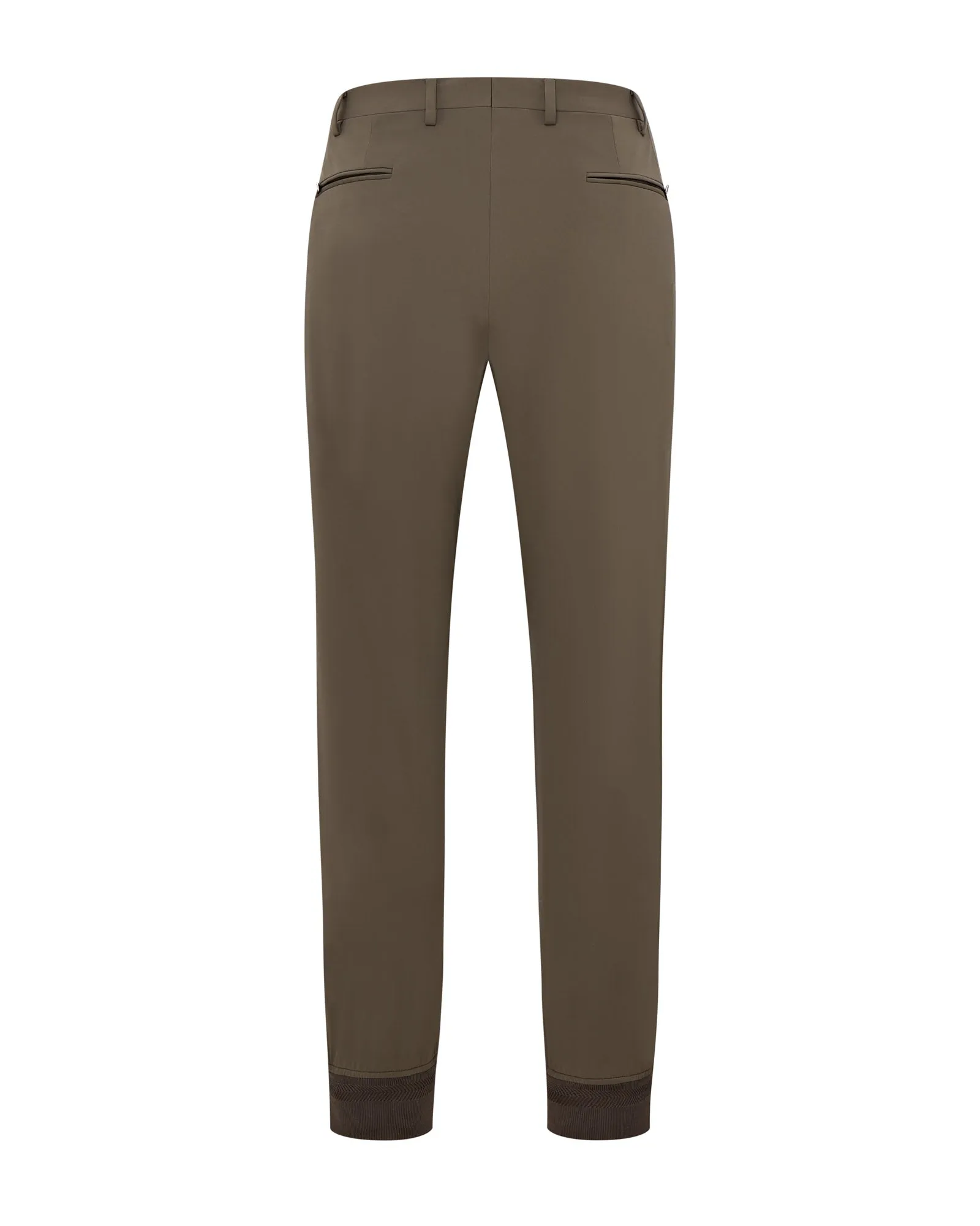 Corneliani Tech Stretch Pant With Elasticated Cuffs (Green)