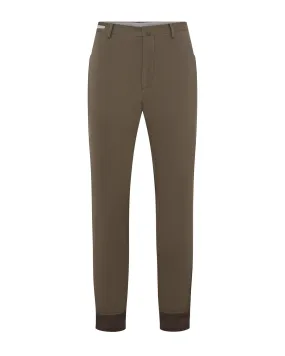 Corneliani Tech Stretch Pant With Elasticated Cuffs (Green)