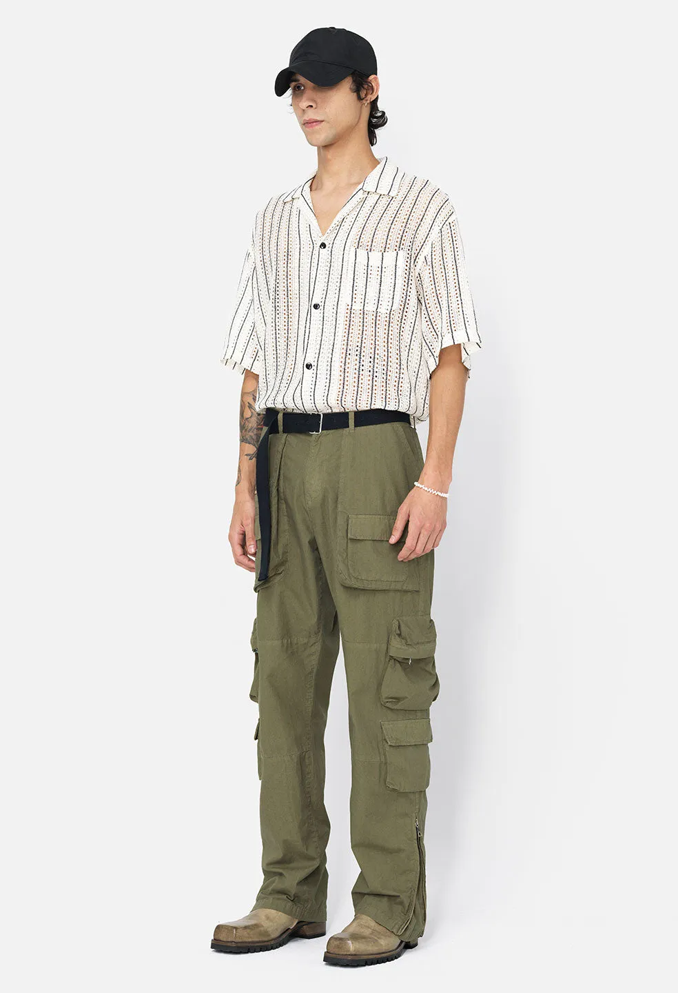 Cotton Himalayan Cargo Pants / Juniper