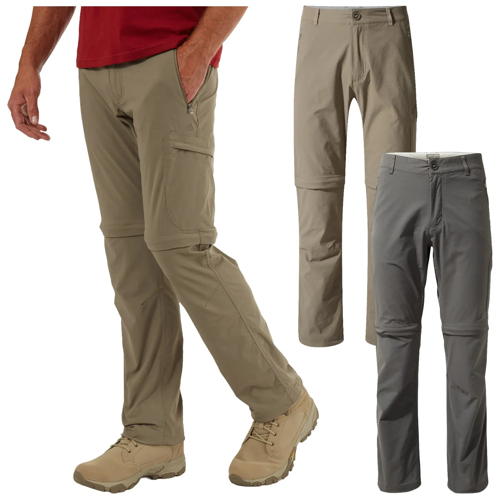 Craghoppers Mens NosiLife Pro II Convertible Trousers