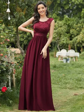 Custom Size Wholesale Fahion Bridesmaid Dresses with Lace