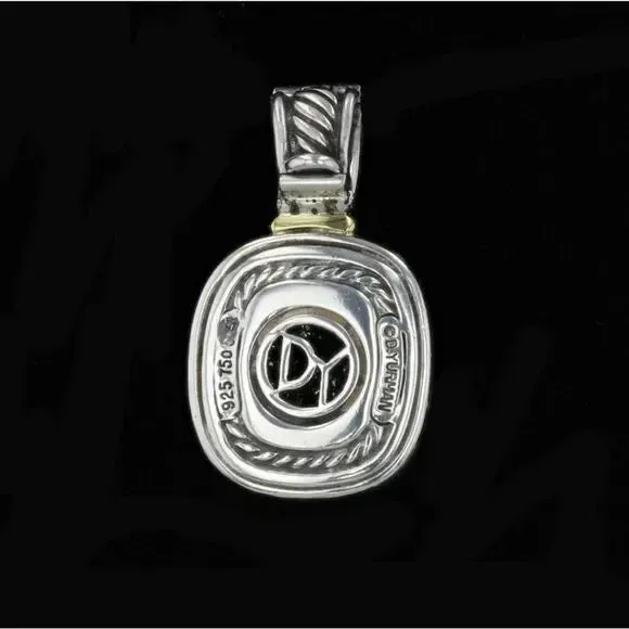 David Yurman Diamond and Sterling Silver Albion Pendant