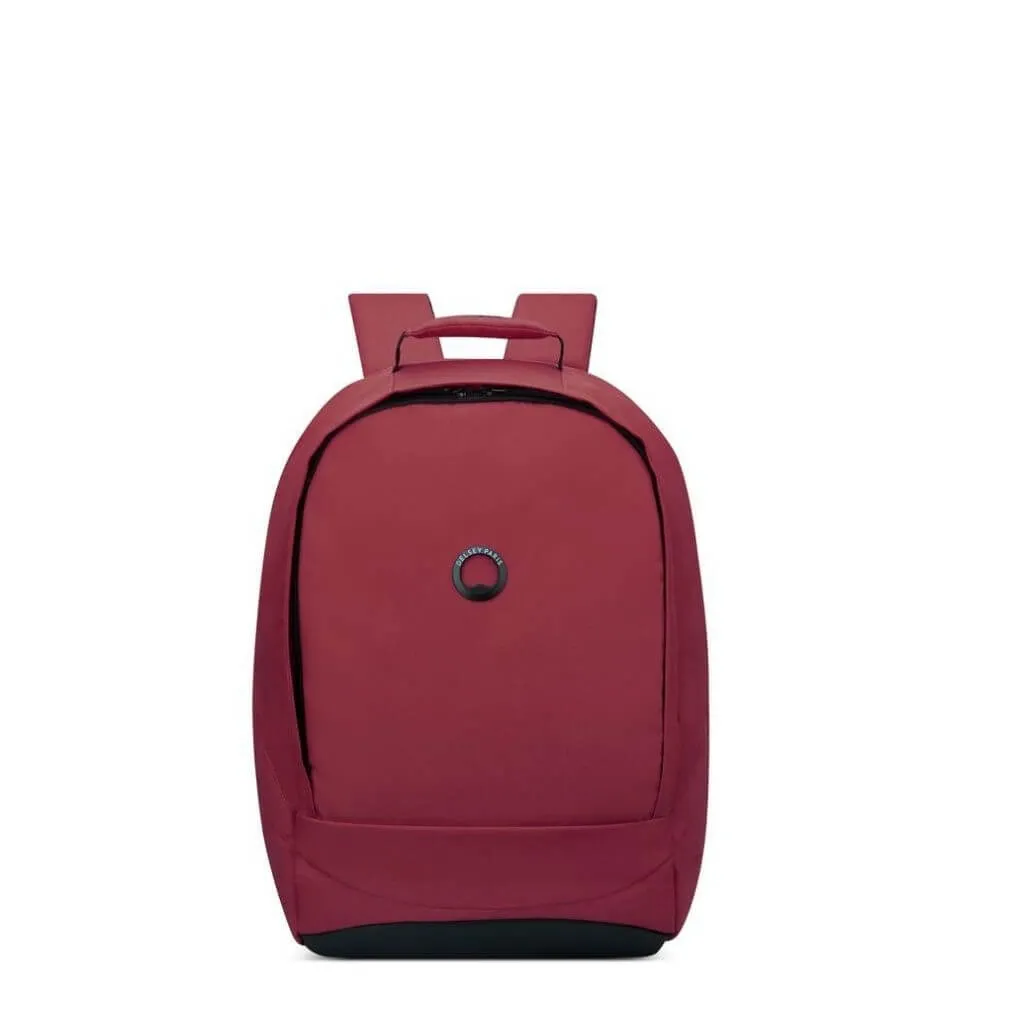 Delsey Securban 15.6” Laptop Backpack - Burgundy