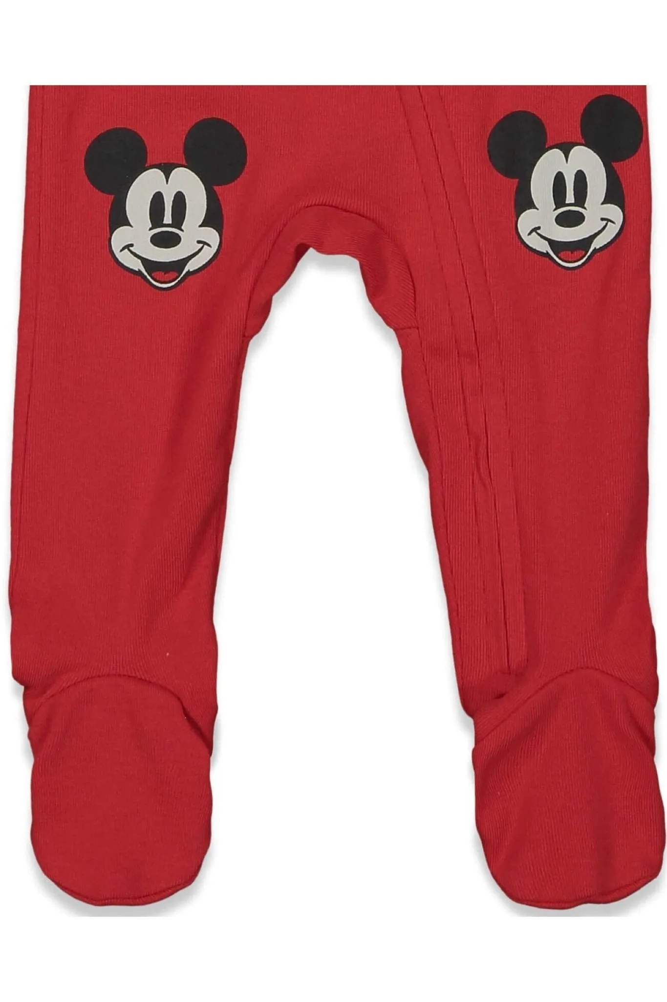 Disney Mickey Mouse 2 Pack Zip Up Long Sleeve Sleep N' Play Coveralls