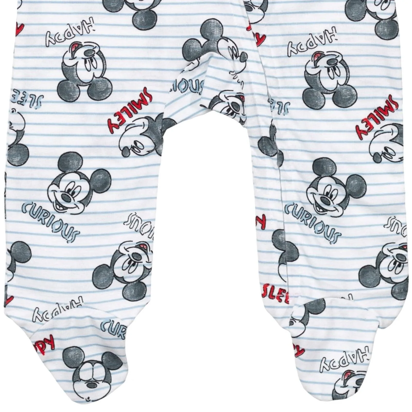 Disney Mickey Mouse 2 Pack Zip Up Sleep N' Play Coveralls