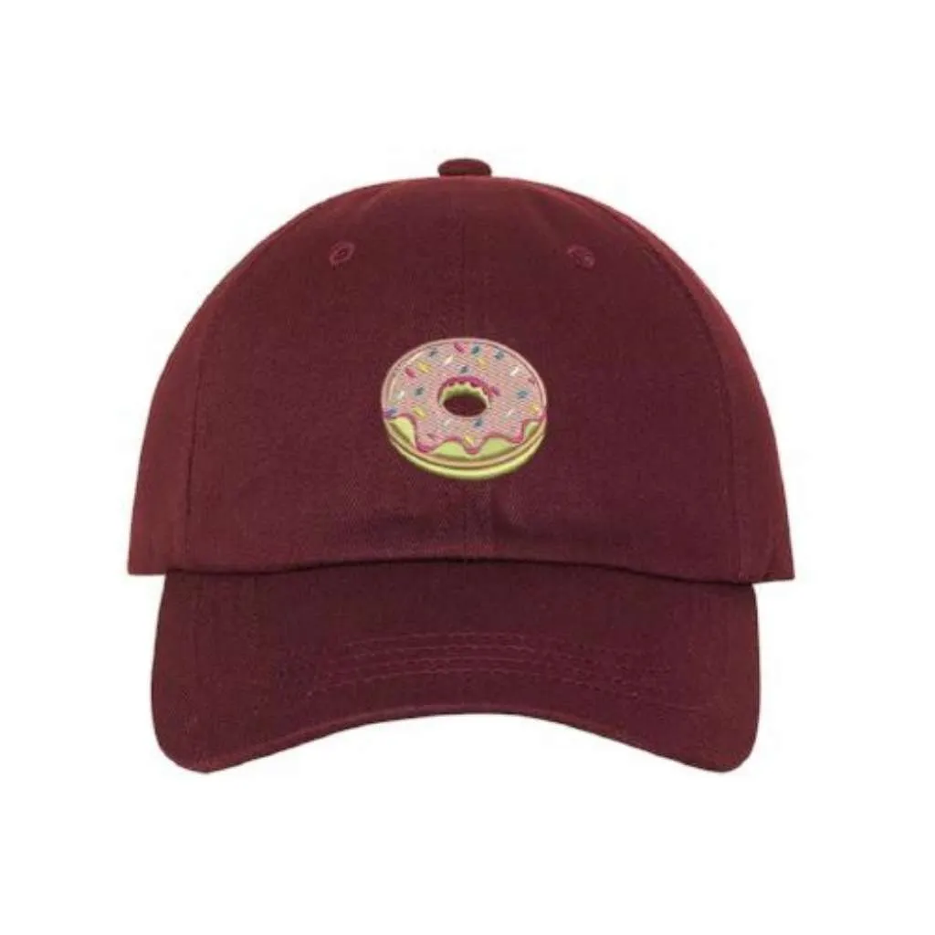 Donut Baseball Hat | Strawberry Donut Cap