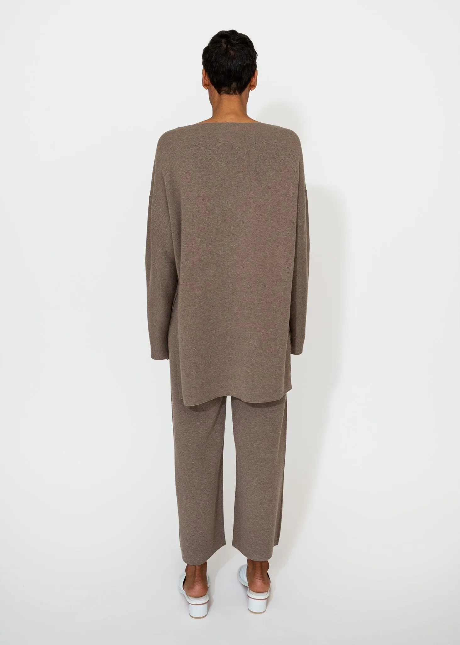 Double Knit Pants in Wood