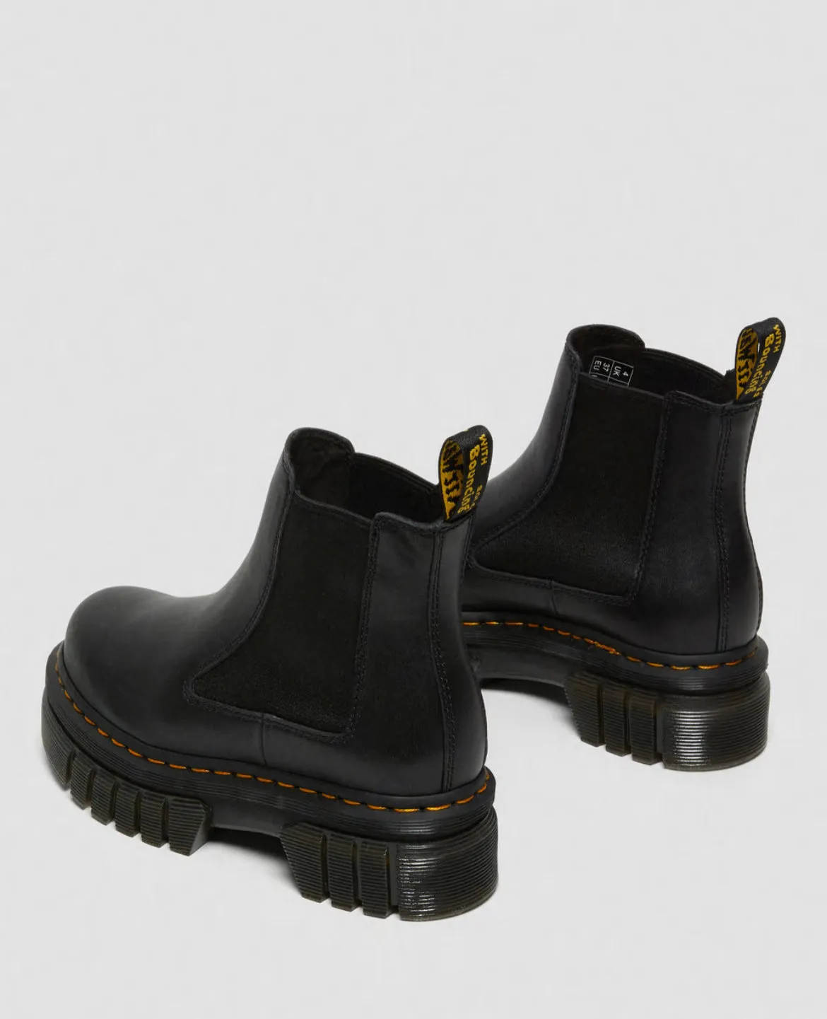 Dr.Martens Audrick Nappa Lux Plateau Chelsea Boots Black 27148001