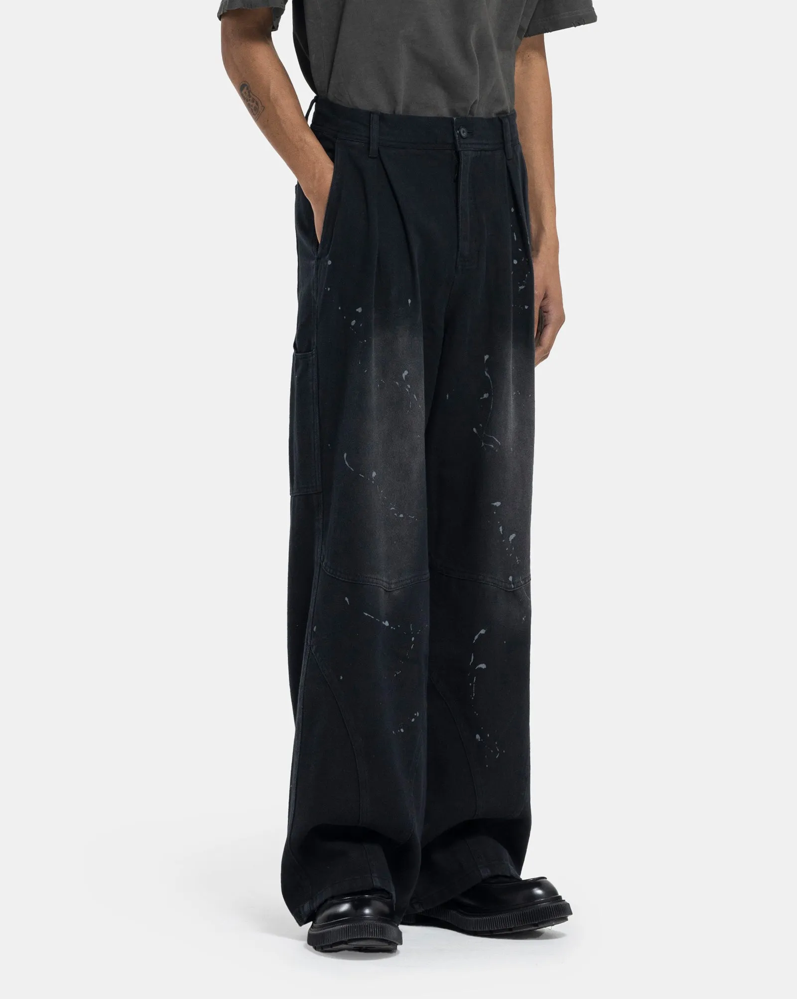 E Painter Pants in Black