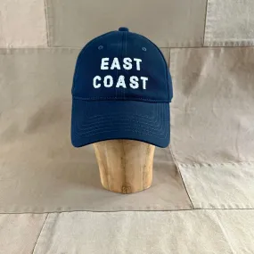 East Coast Needlepoint Cap, Navy