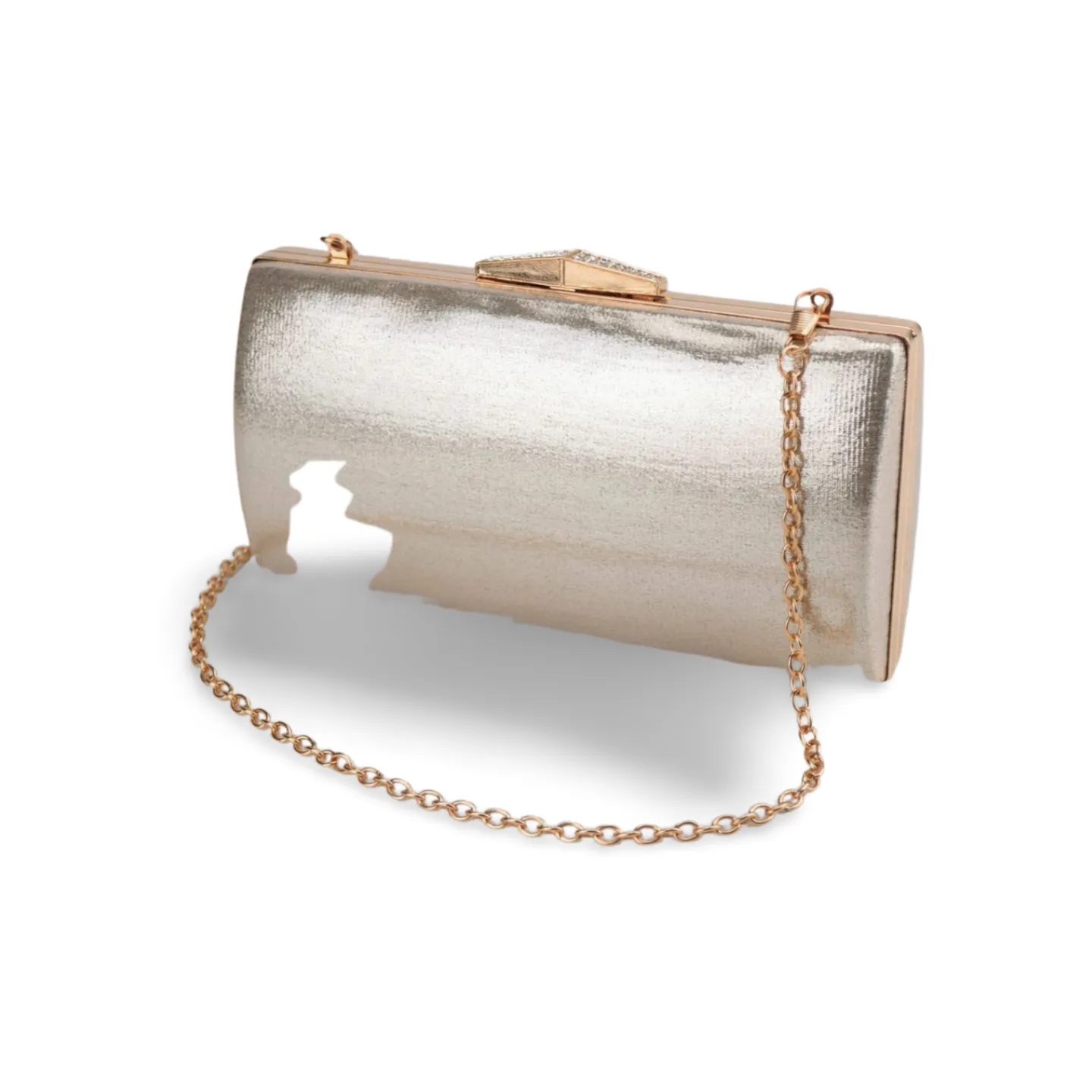 Elegant Gold Texture Evening Clutch Purse For women